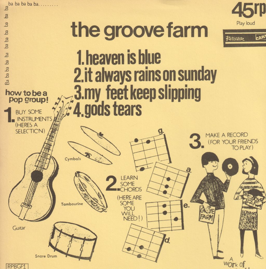 Groove Farm - Sore Heads And Happy Hearts EP - 7 Inch