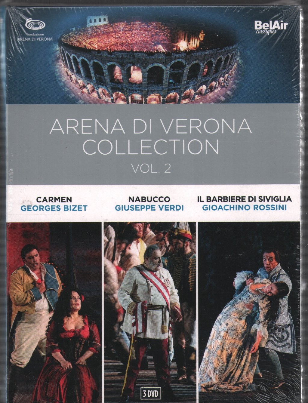 Arena Di Verona Collection Vol. 2 - Belair Classiques - Dvd Set