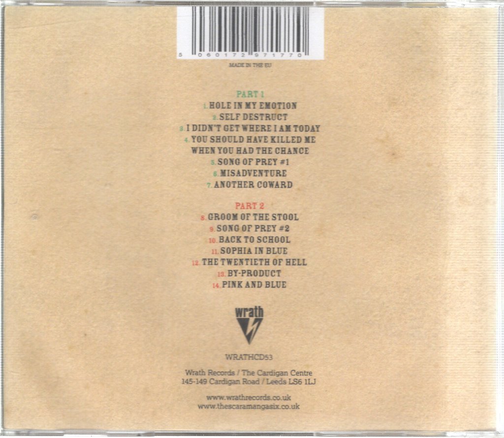 Scaramanga Six - Songs Of Prey - Cd