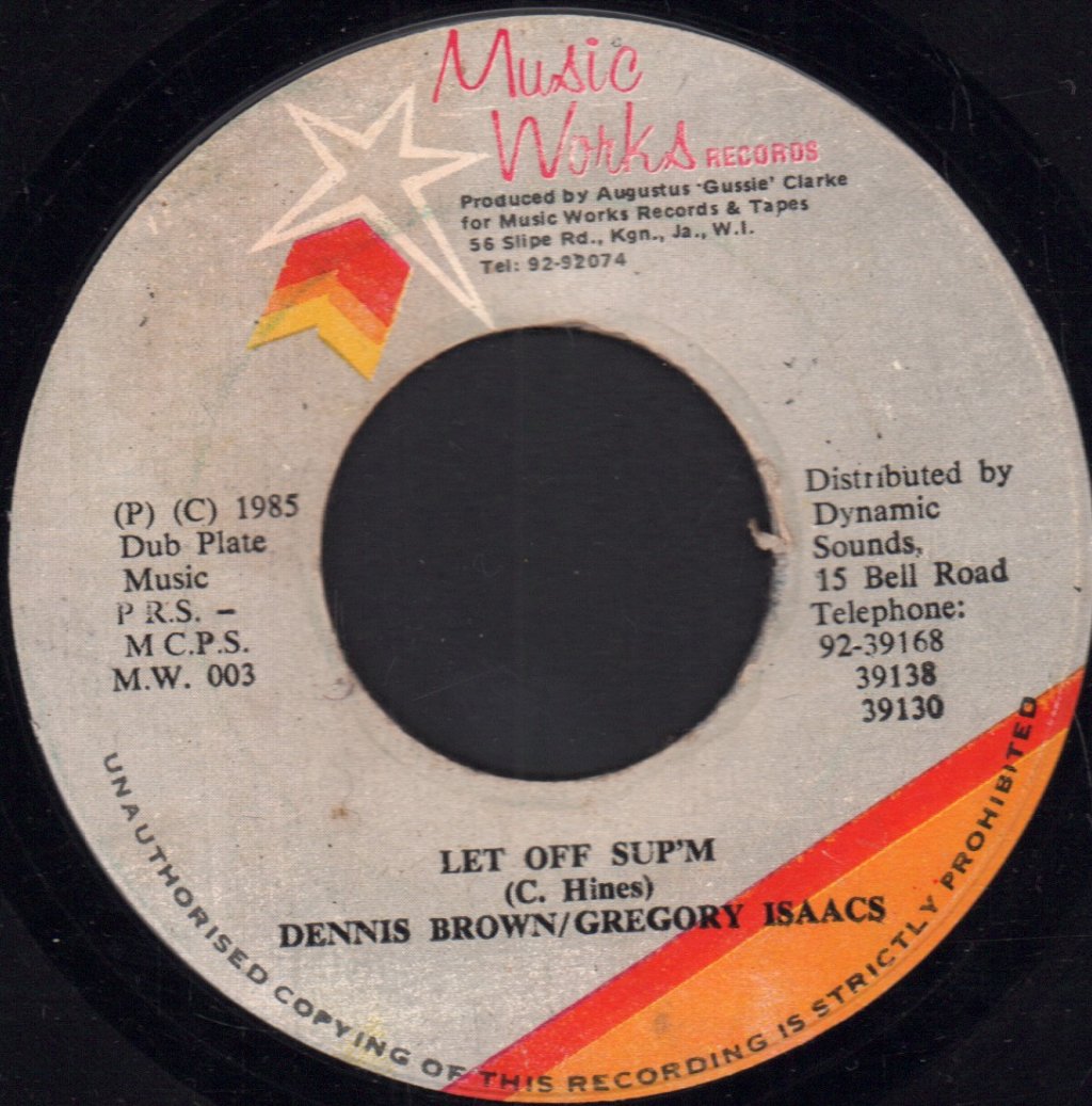 Dennis Brown / Gregory Isaacs - Let Off Sup'm - 7 Inch