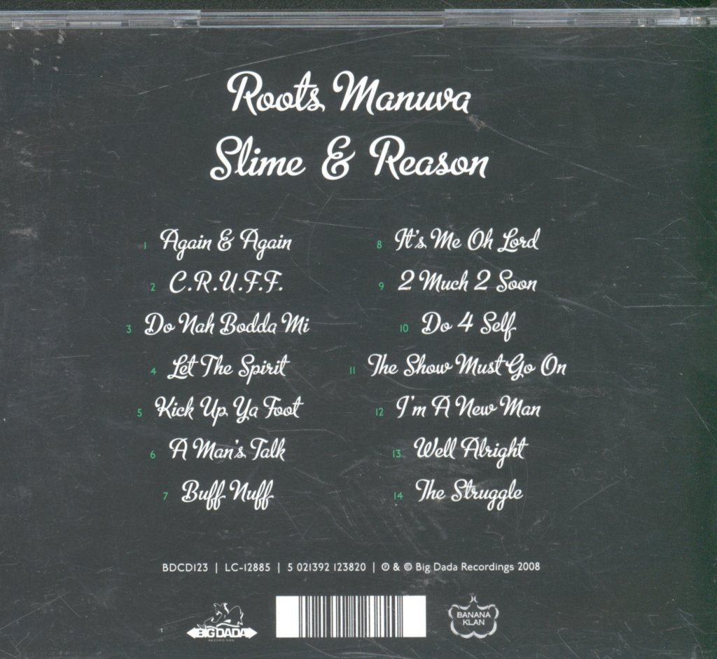 Roots Manuva - Slime & Reason - Cd