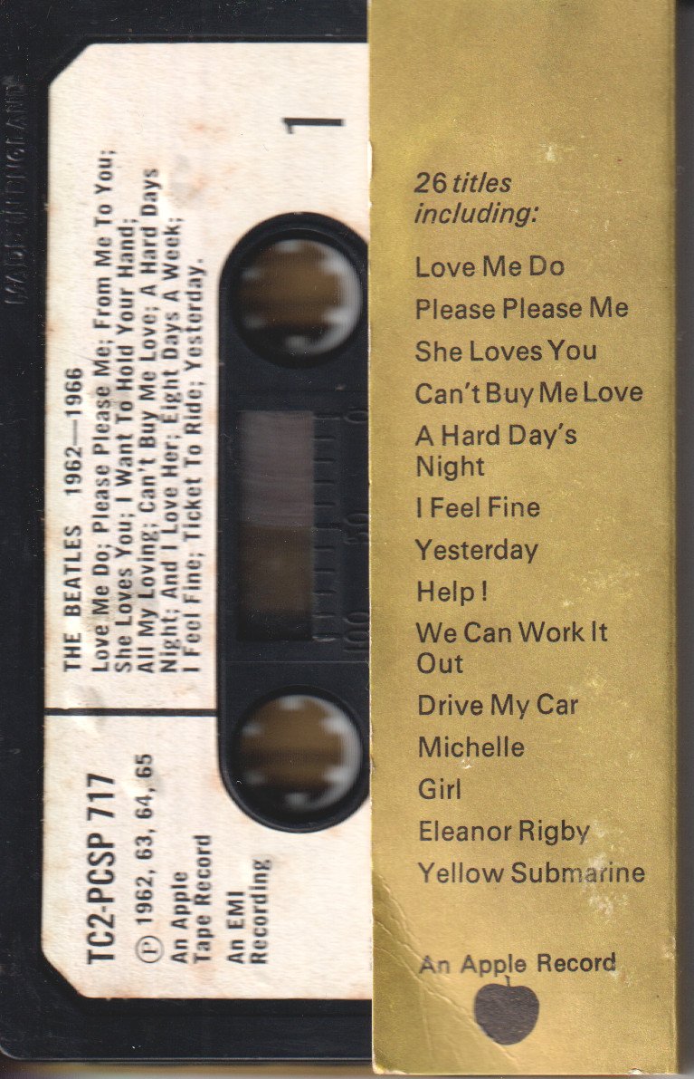 Beatles - 1962-1966 - Cassette
