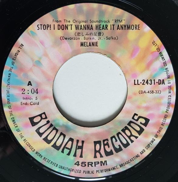 Melanie - Stop! I Don't Wanna Hear It Anymore - 7 Inch