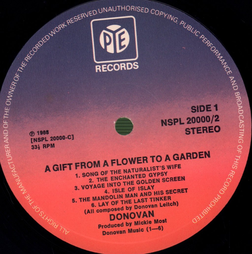Donovan - A Gift From A Flower To A Garden - Double Lp