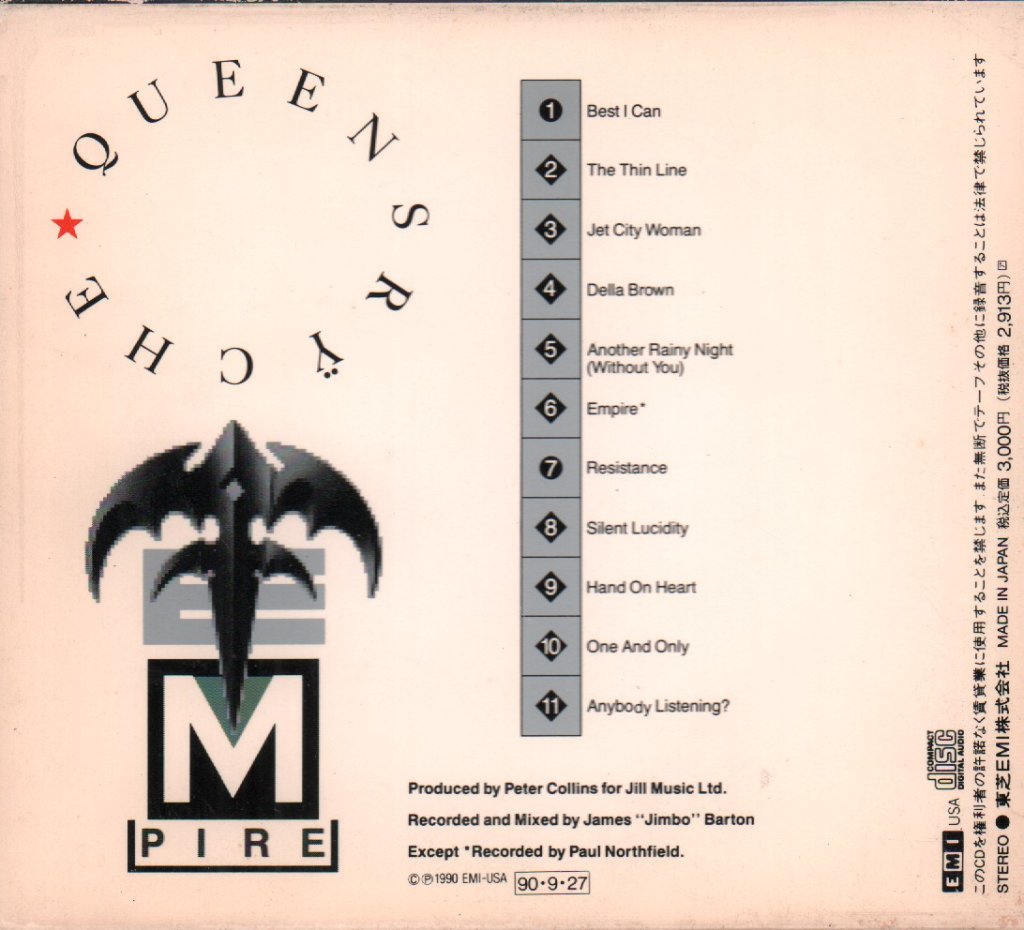 Queensryche - Empire - Cd