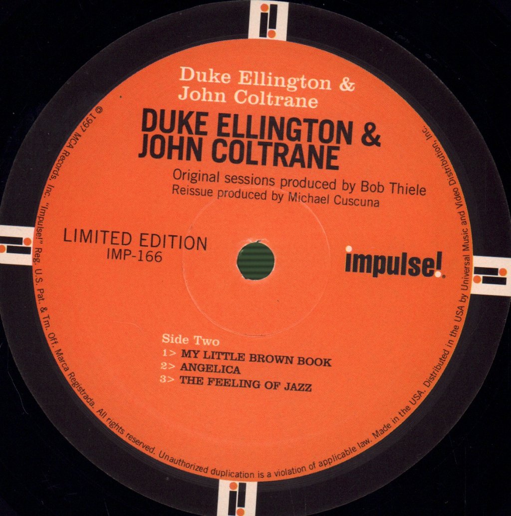 Duke Ellington And John Coltrane - Duke Ellington And John Coltrane - Lp