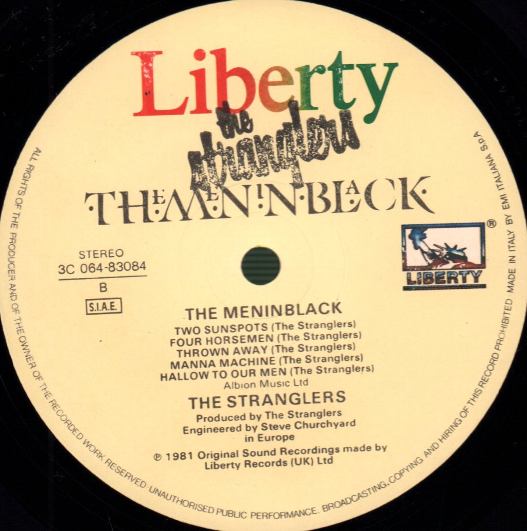 Stranglers - Gospel According To The Meninblack - Lp