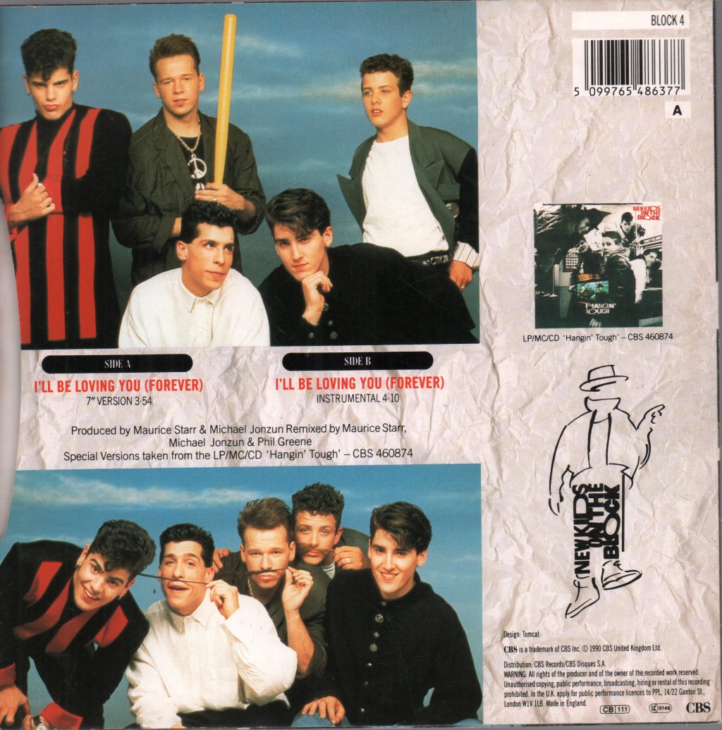 New Kids On The Block - I'll Be Loving You - 7 Inch
