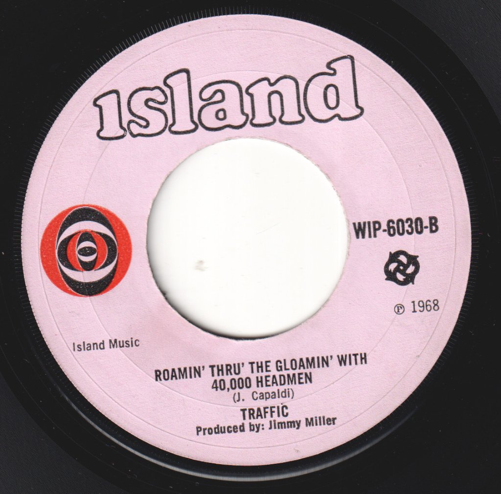 Traffic - No Face No Name And No Number - 7 Inch