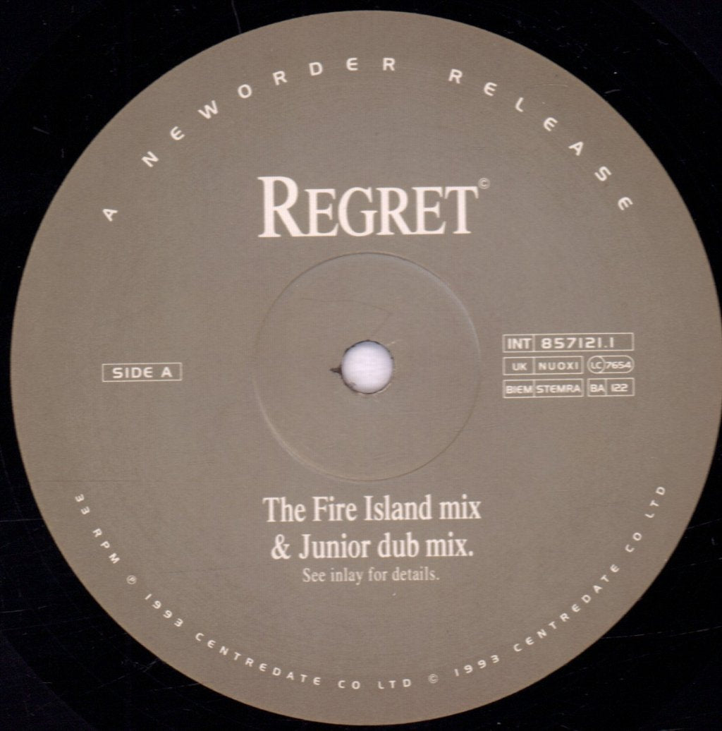 New Order - Regret - 12 Inch