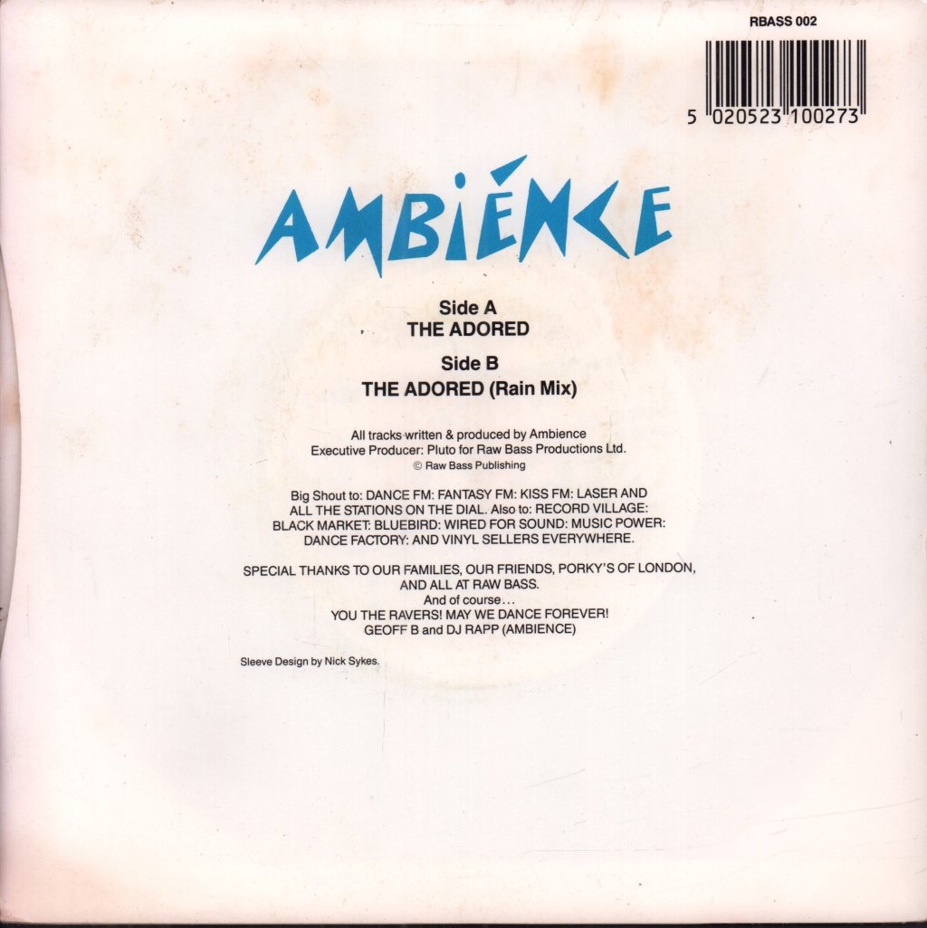Ambience - Adored - 7 Inch