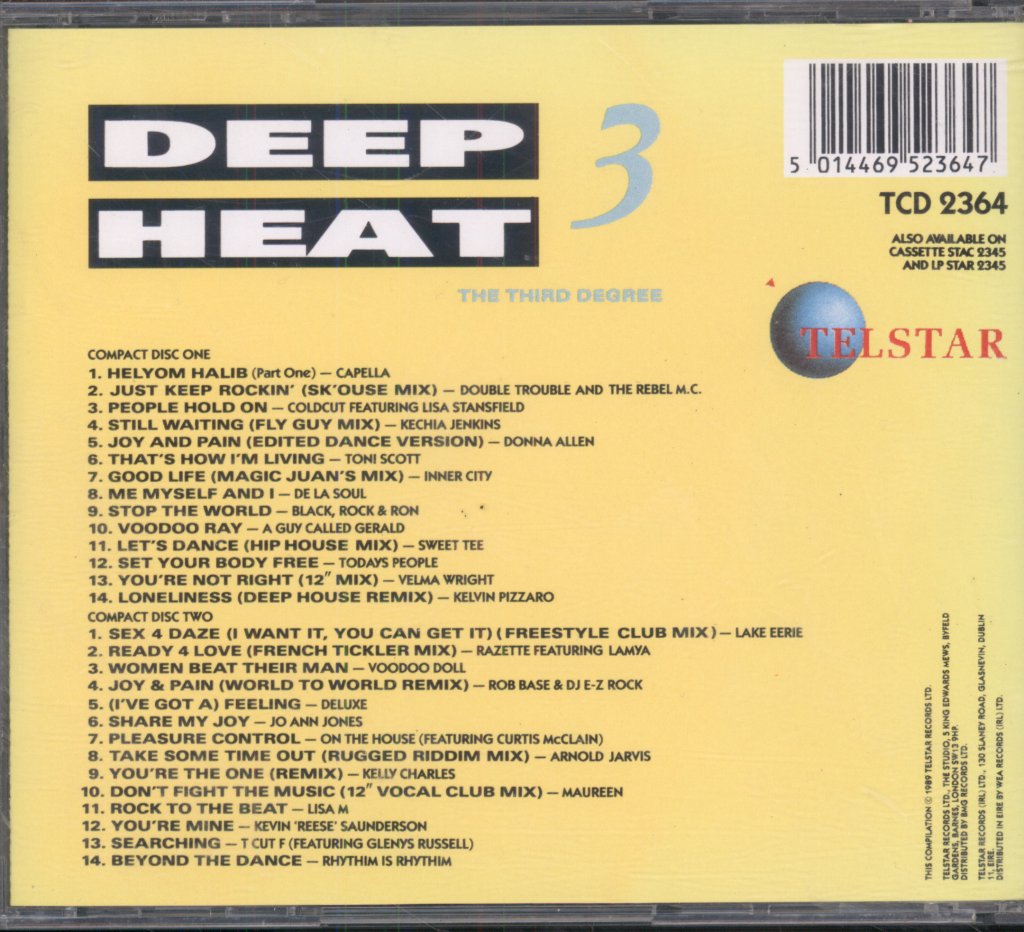 Various Artists - Deep Heat 3 (The Third Degree) - Double Cd