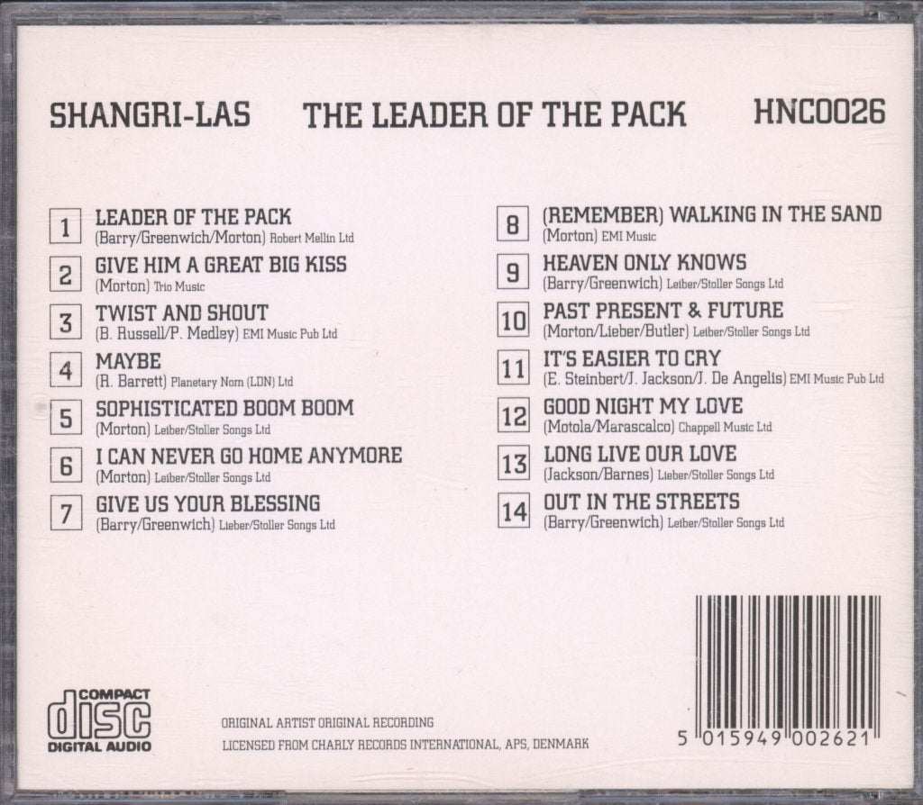 Shangri-Las - Leader Of The Pack - Cd