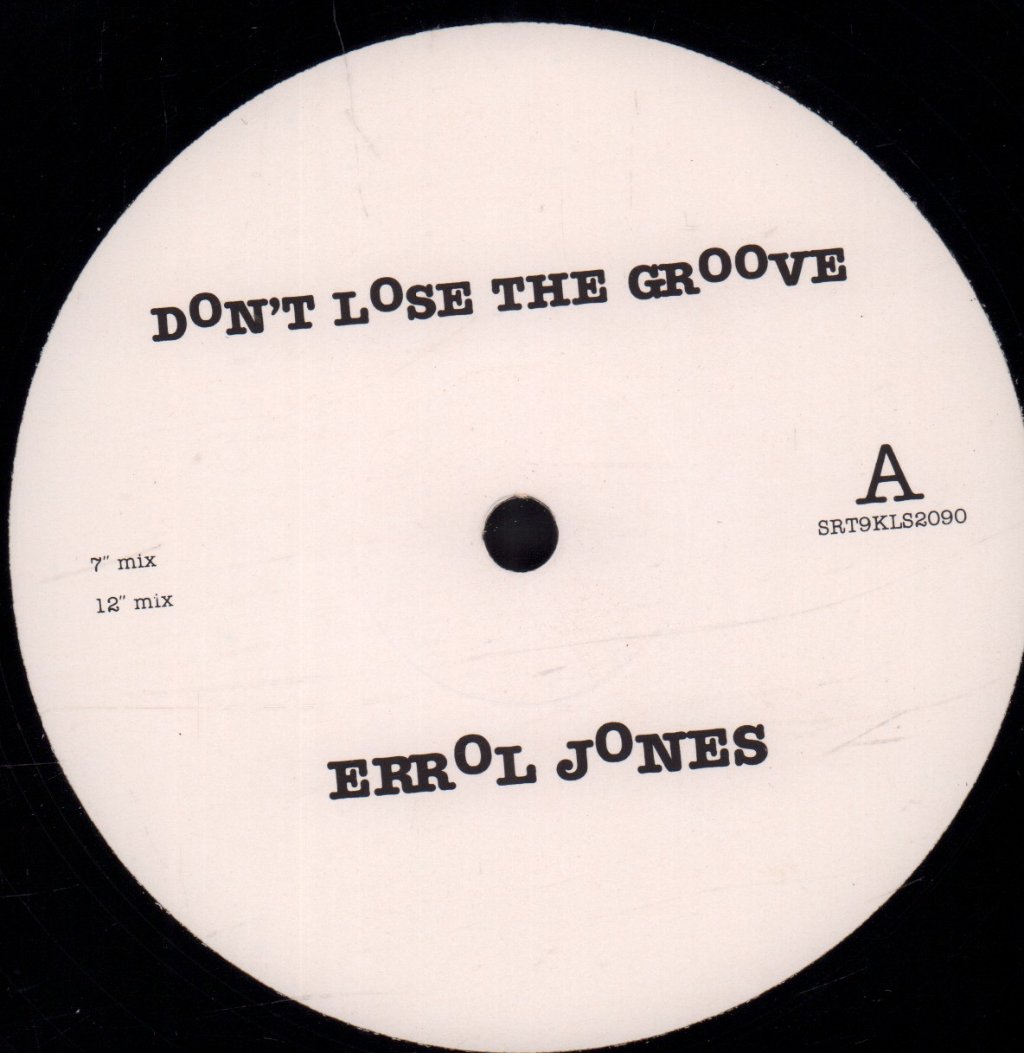 Errol Jones - Don't Lose The Groove - 12 Inch