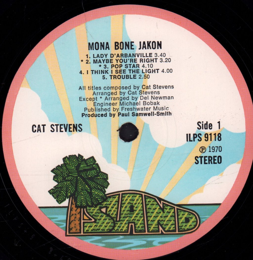 Cat Stevens - Mona Bone Jakon - Lp