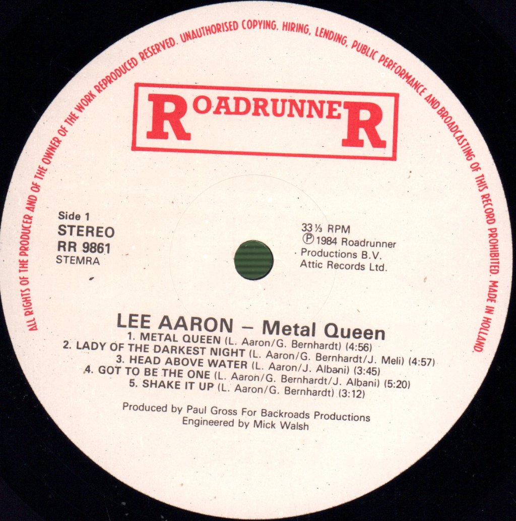Lee Aaron - Metal Queen - Lp