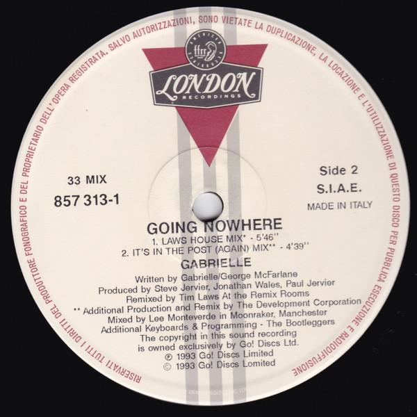 Gabrielle - Going Nowhere - 12 Inch