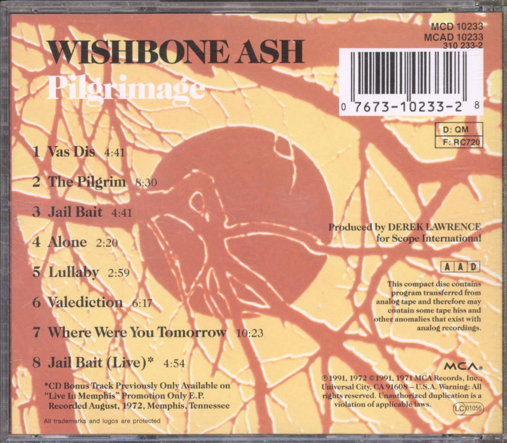 Wishbone Ash - Pilgrimage - Cd