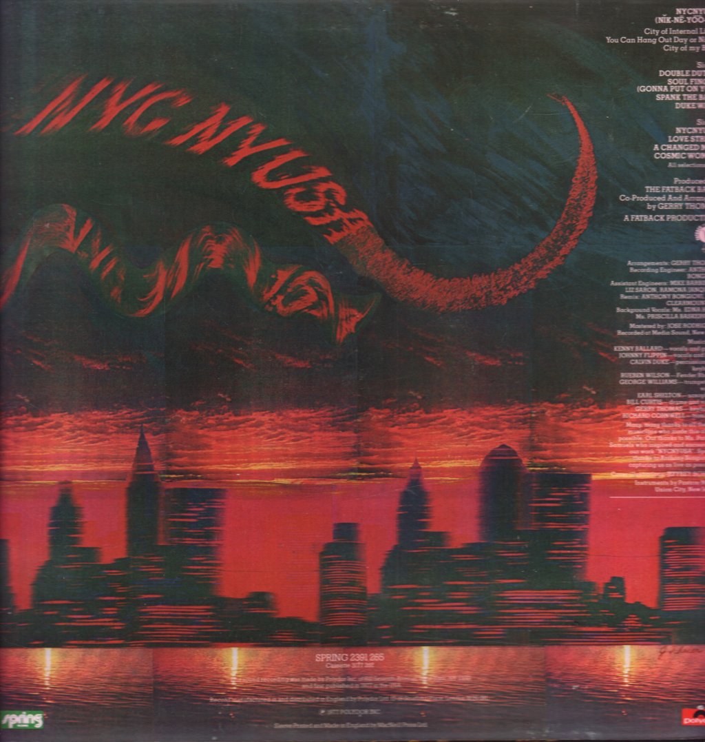 Fatback Band - Nycnyusa - Lp