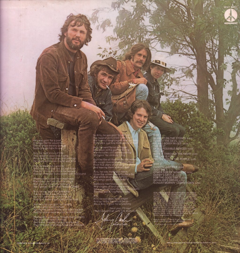 Kris Kristofferson - Me And Bobby McGee - Lp