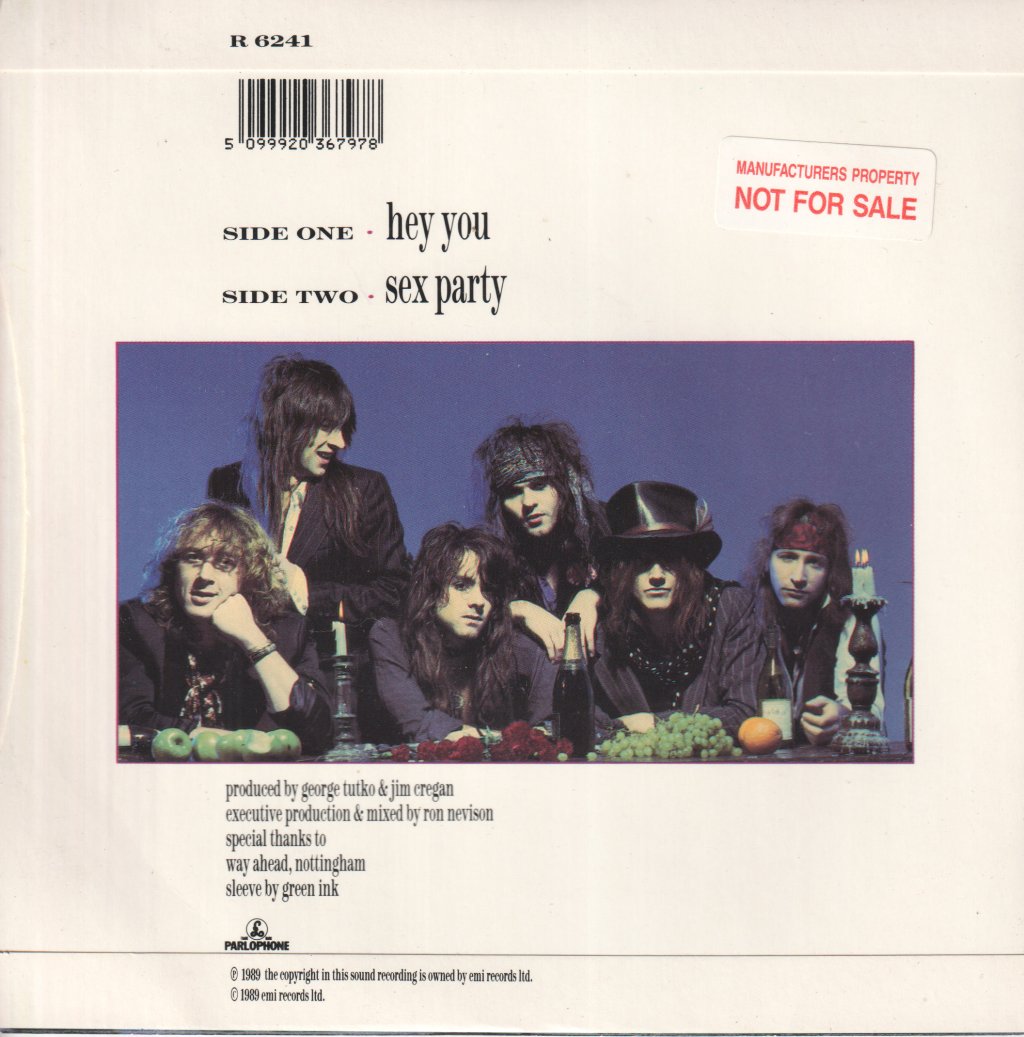 Quireboys - Hey You - 7 Inch