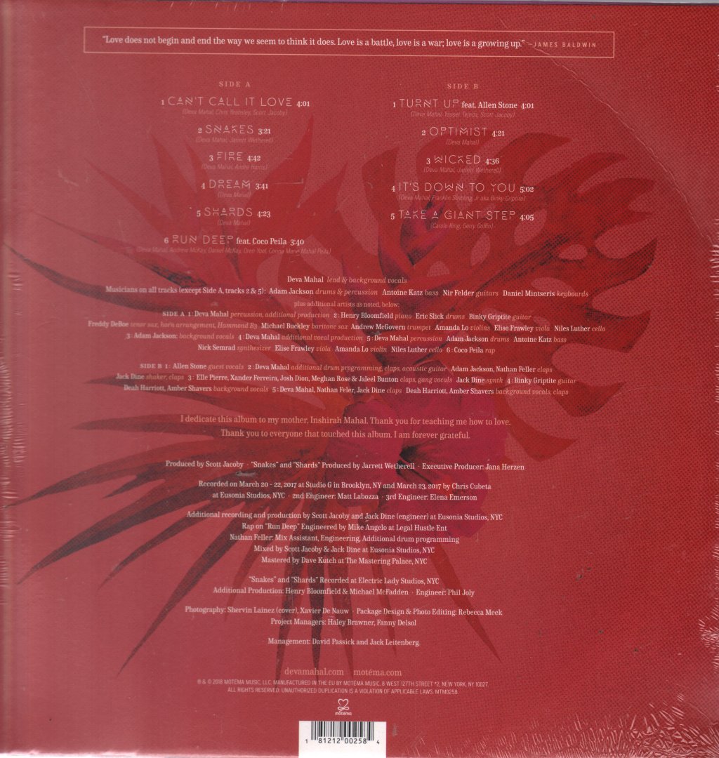 Deva Mahal - Run Deep - Lp