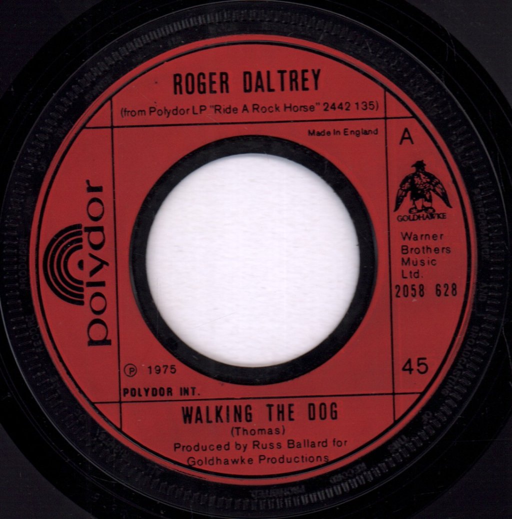 Roger Daltrey - Walking The Dog - 7 Inch
