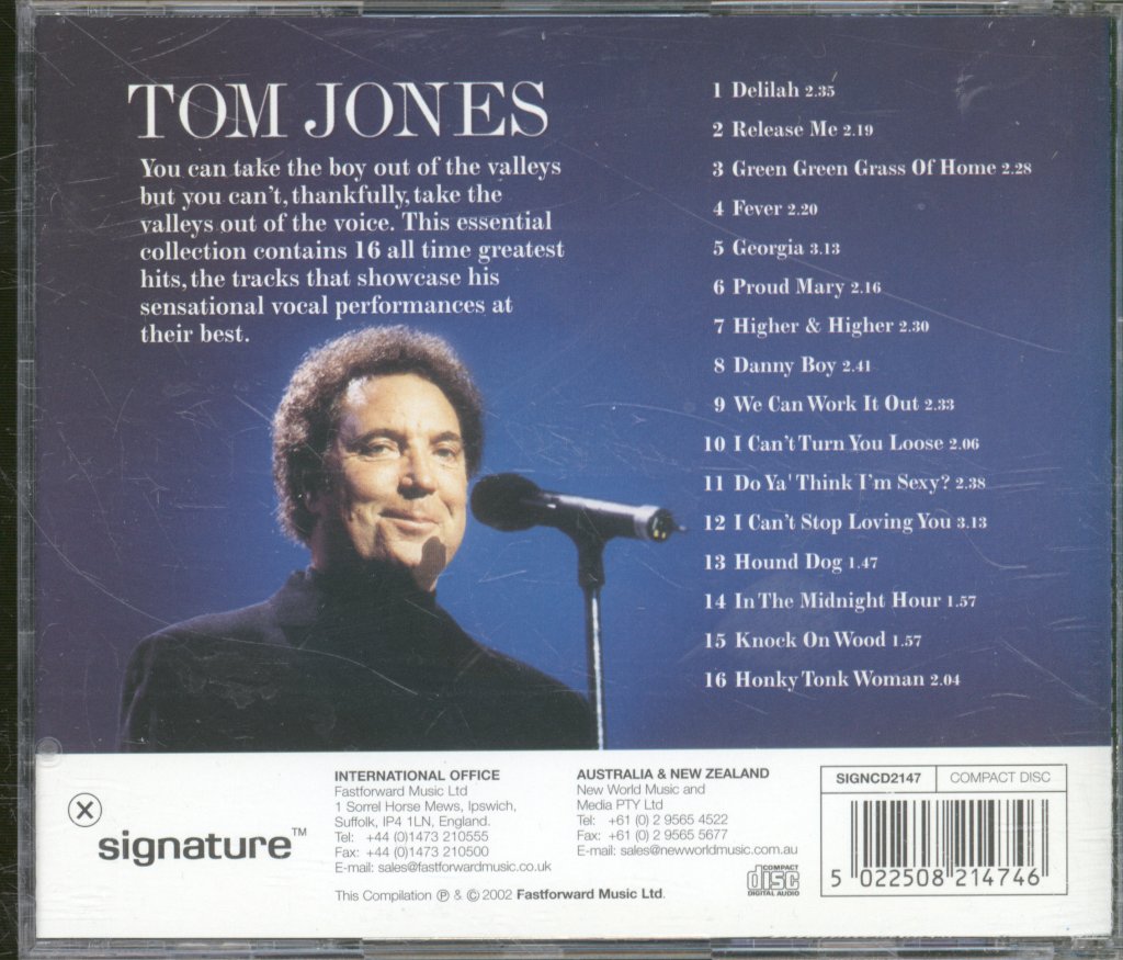 Tom Jones - Tom Jones - Cd