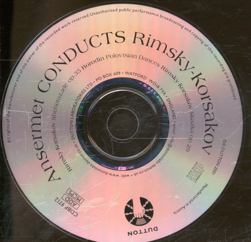 Various Artists - Ernest Ansermet Conducts Rimsky-Korsakov - Cd