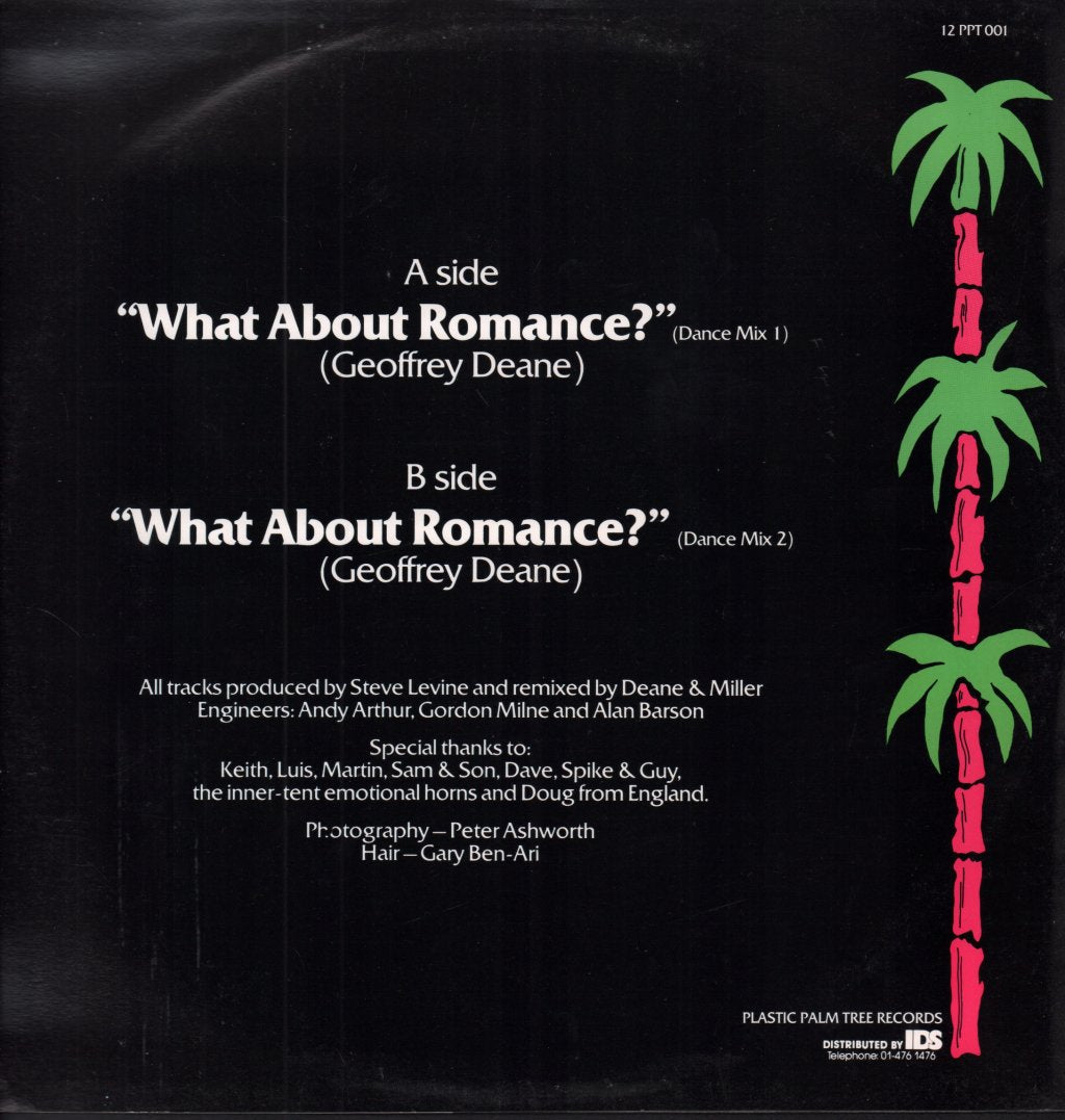 Geoffrey Deane - What About Romance - 12 Inch