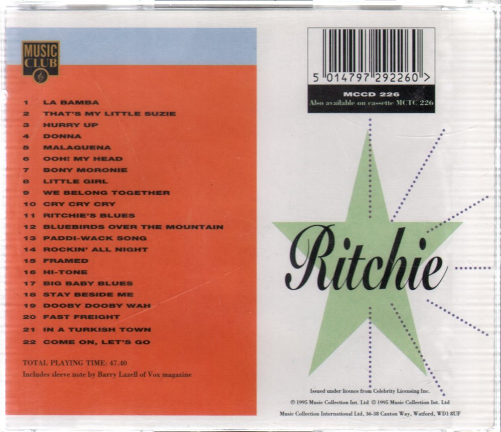 Ritchie Valens - Very Best Of - Cd