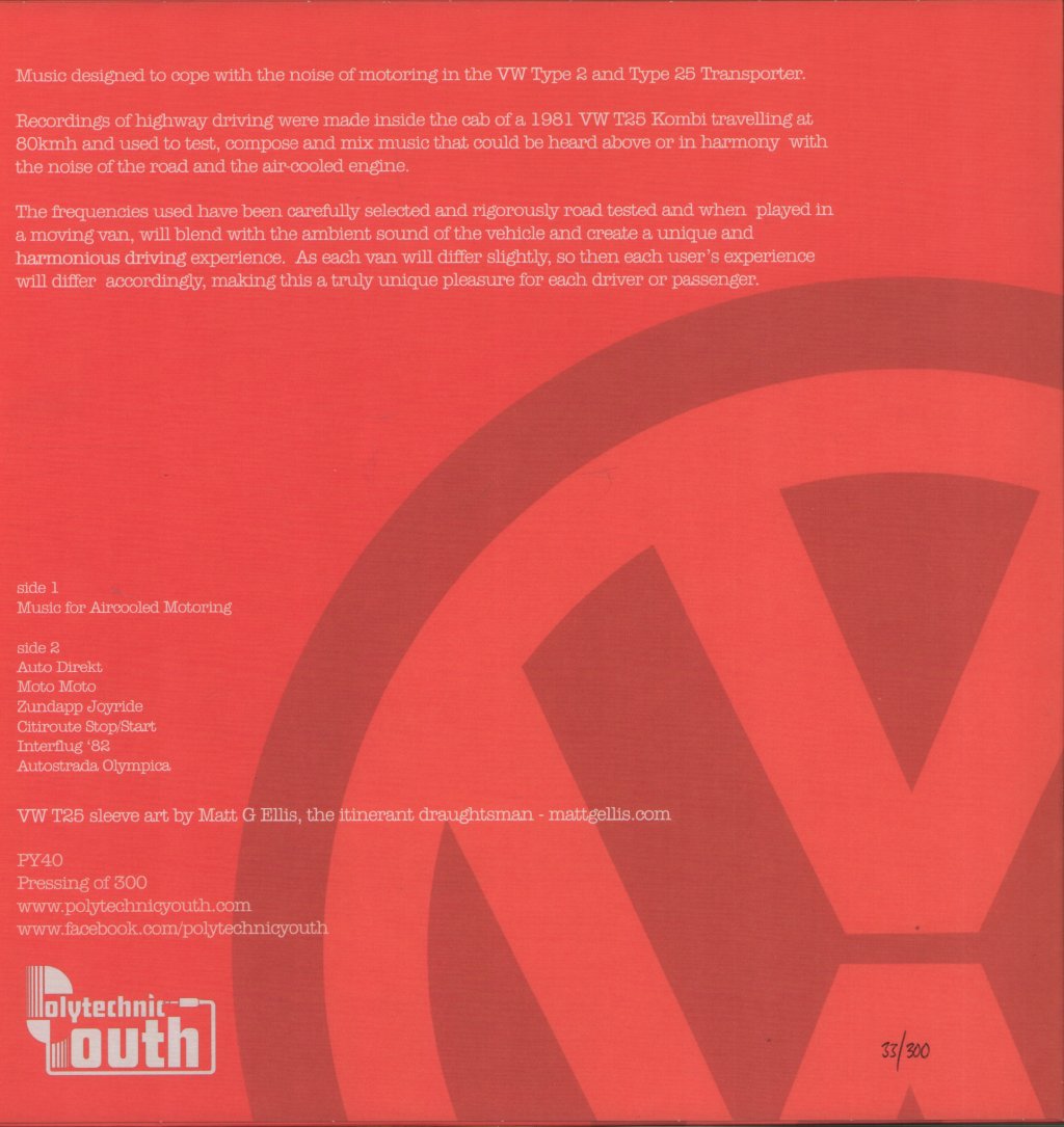 Australian Testing Labs Inc. - Music For Aircooled Motoring - Lp