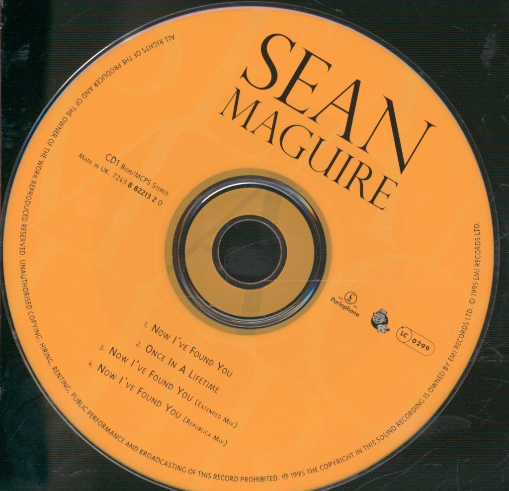 Sean Maguire (Pop) - Now I've Found You Parts 1 and 2 - Double Cd