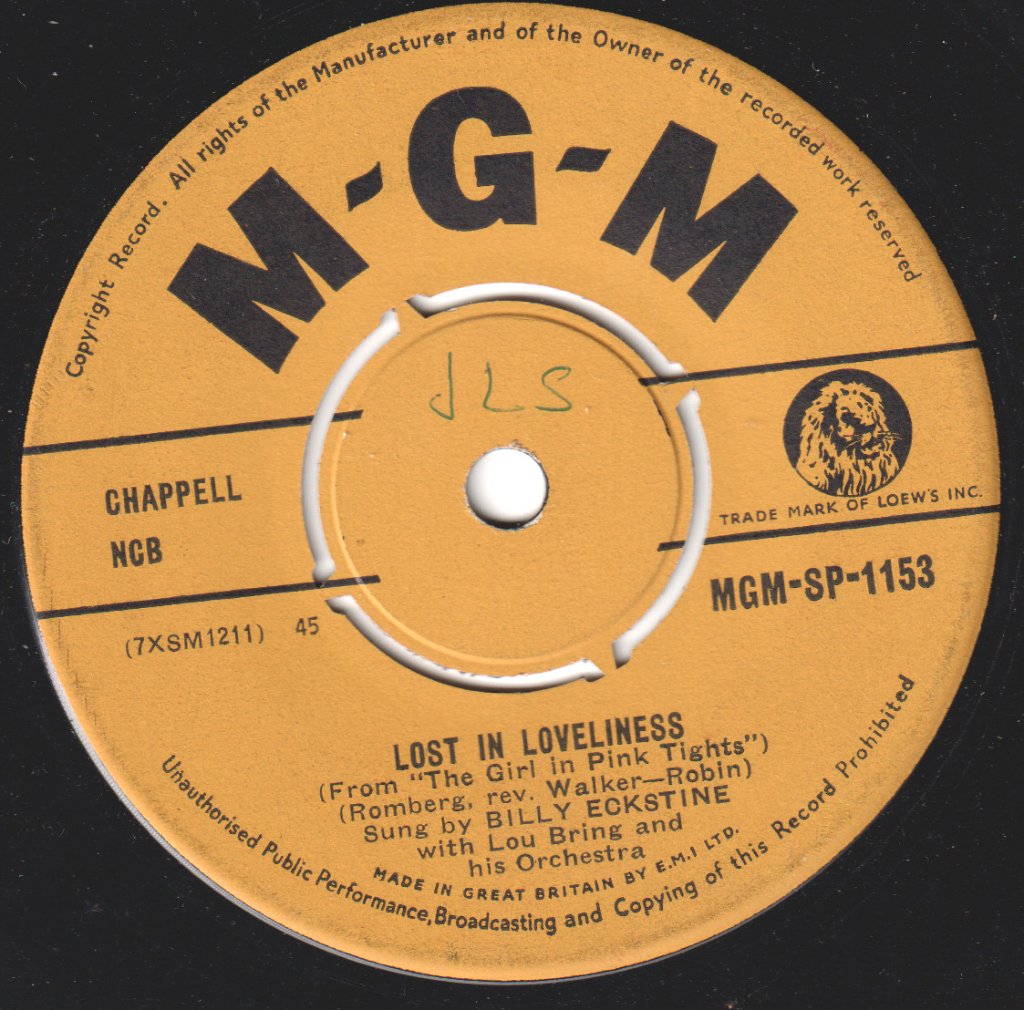 Billy Eckstine - Lost In Loveliness - 7 Inch