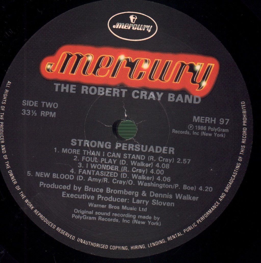 Robert Cray - Strong Persuader - Lp