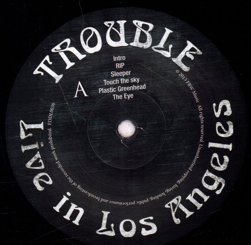 Trouble - Live In Los Angeles - Lp