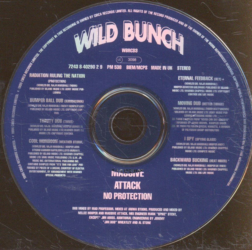 Massive Attack V Mad Professor - No Protection - Cd