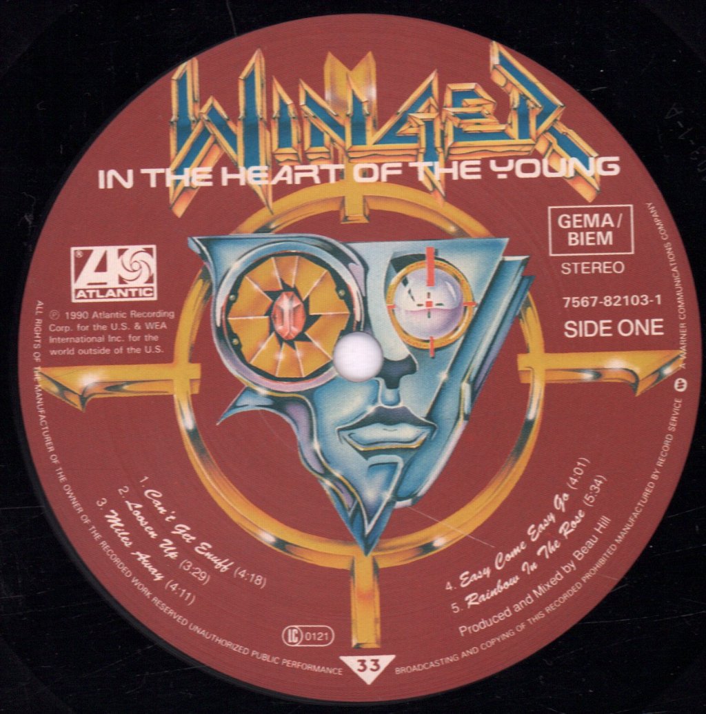 Winger - In The Heart Of The Young - Lp