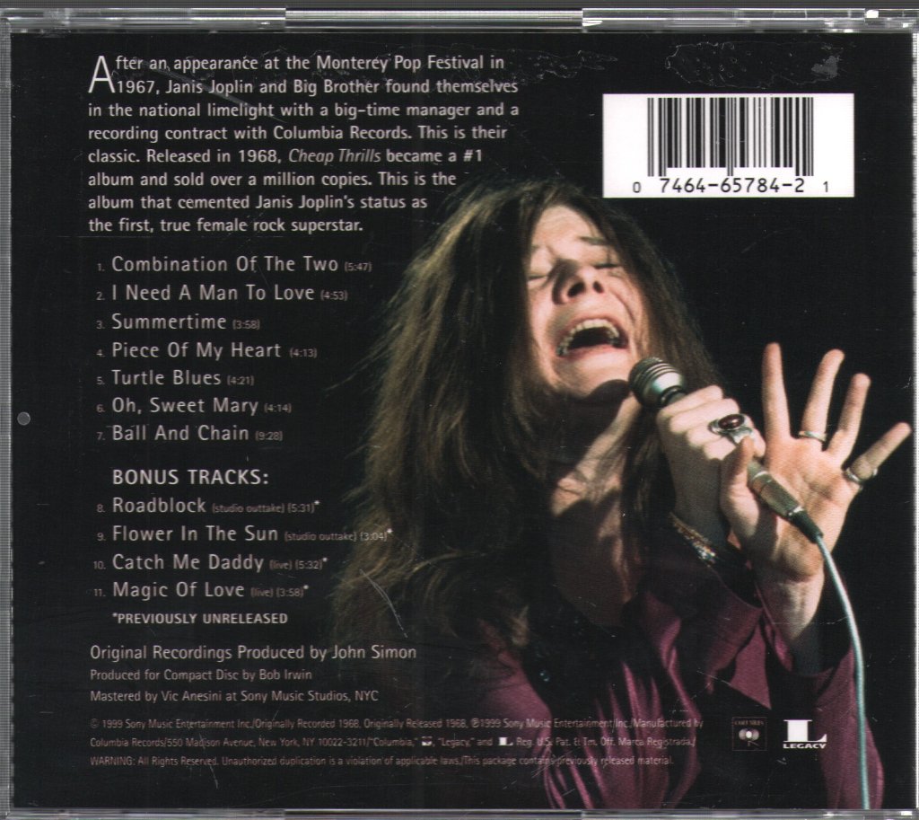 Janis Joplin - Box Of Pearls (The Janis Joplin Collection) - Cd Box Set