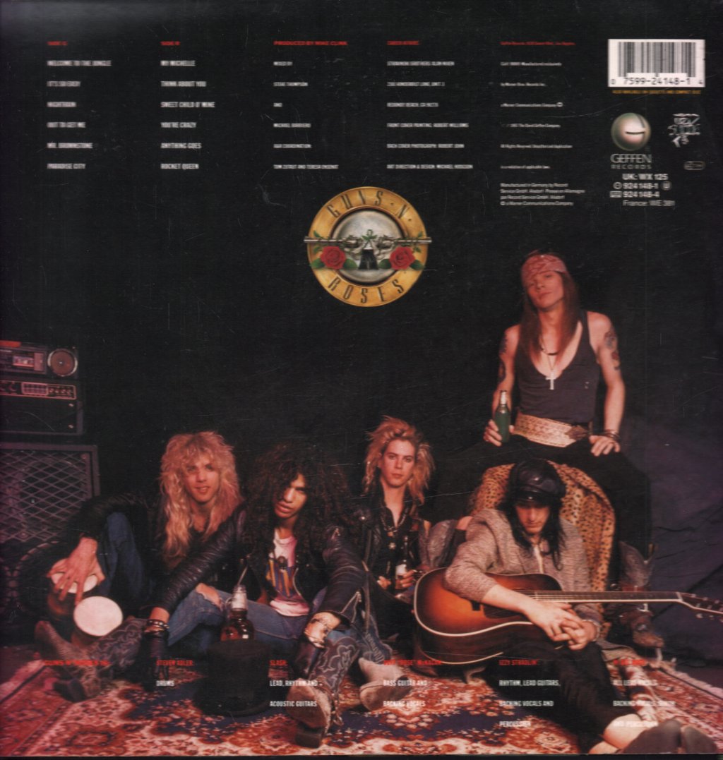 Guns N Roses - Appetite For Destruction - Lp