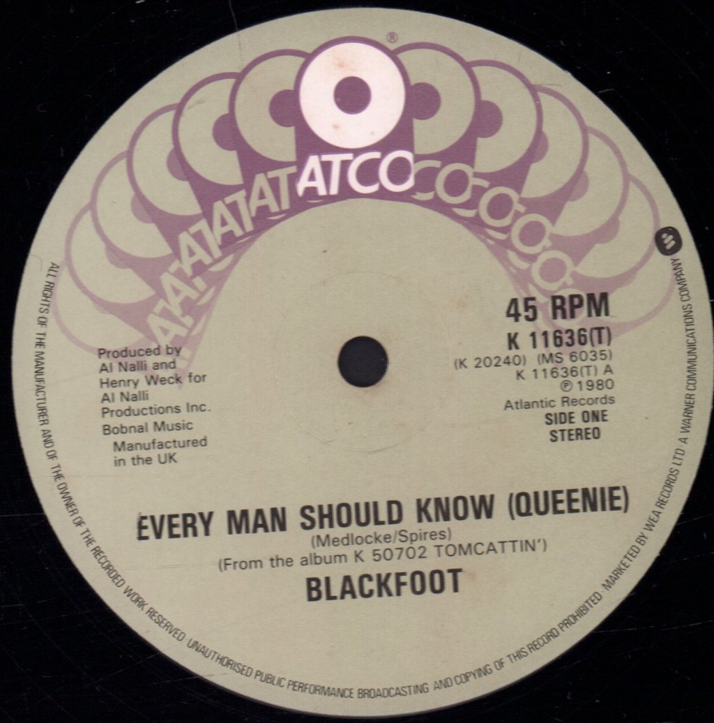 Blackfoot - Every Man Should Know - 12 Inch