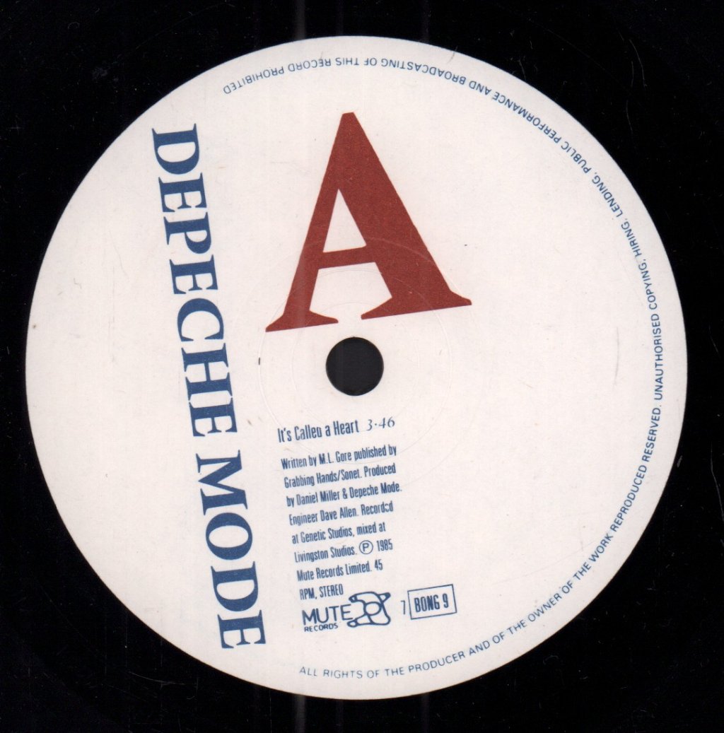 Depeche Mode - It's Called A Heart - 7 Inch