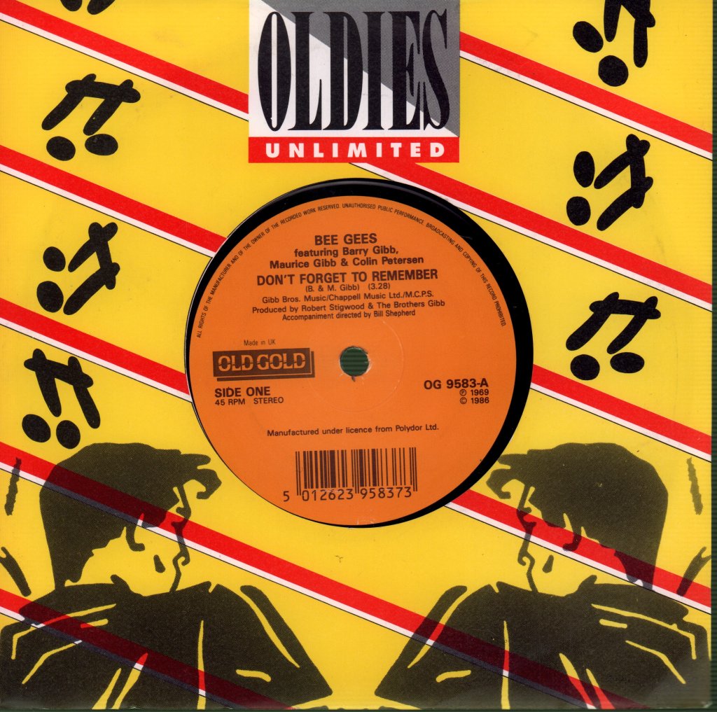 Bee Gees - Don't Forget To Remember / First Of May - 7 Inch