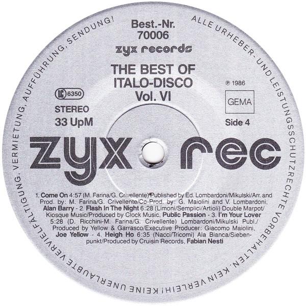 Various Artists - Best Of Italo-Disco Vol. 6 - Double Lp