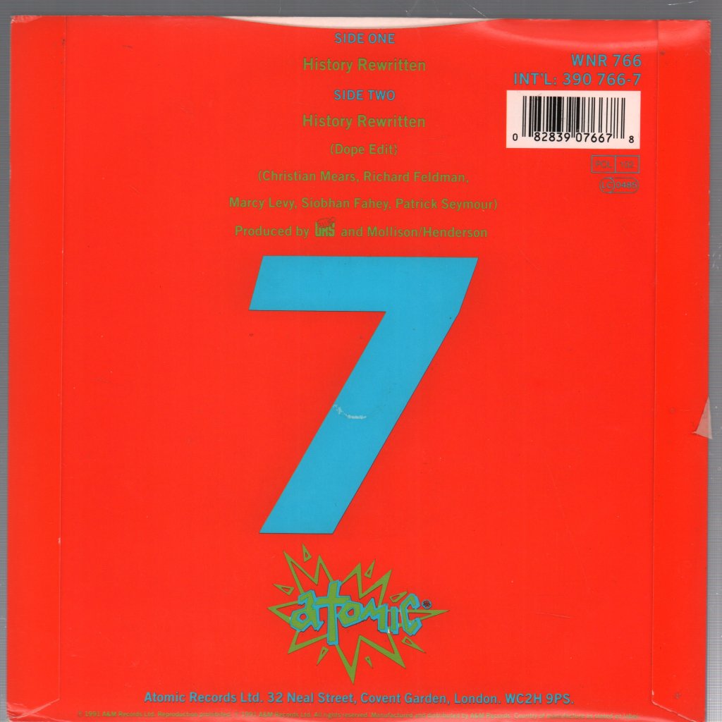 Urban Rhyme Squad - History Rewritten - 7 Inch