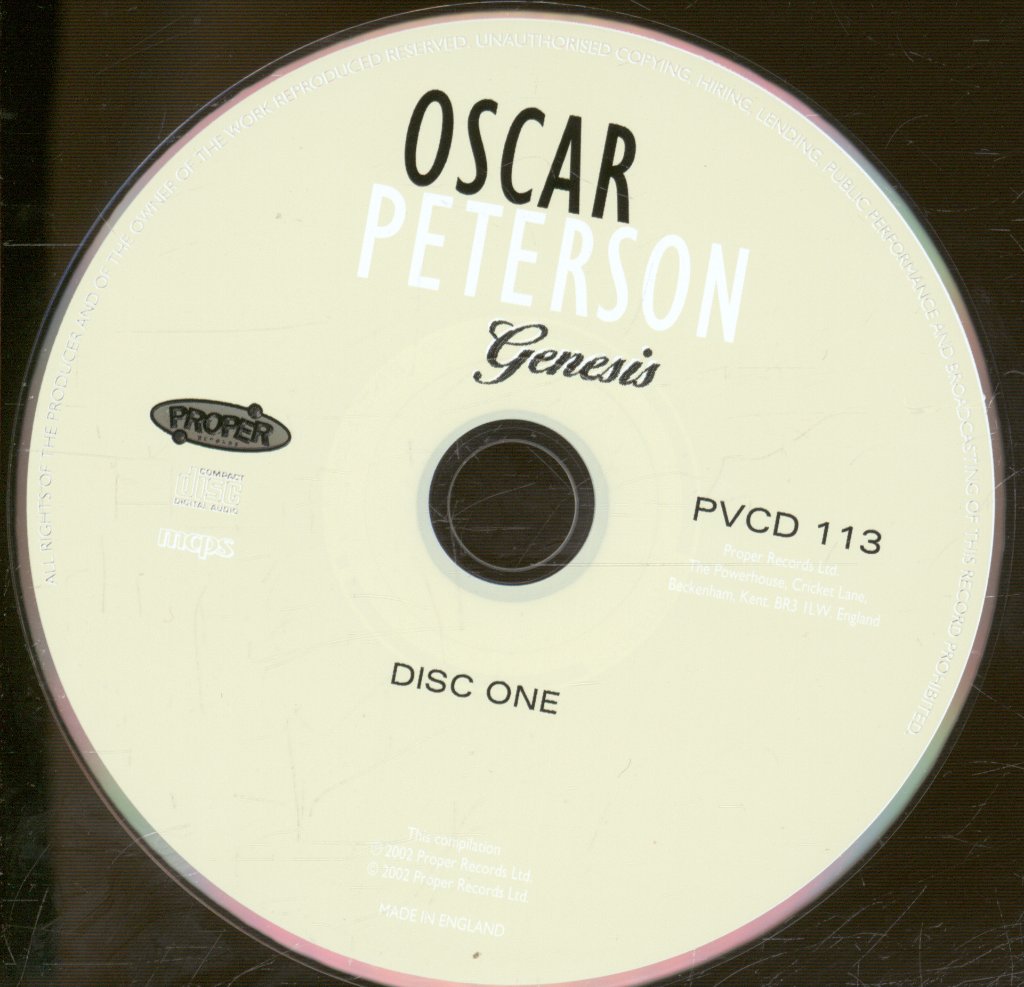 Oscar Peterson - Genesis - Double Cd