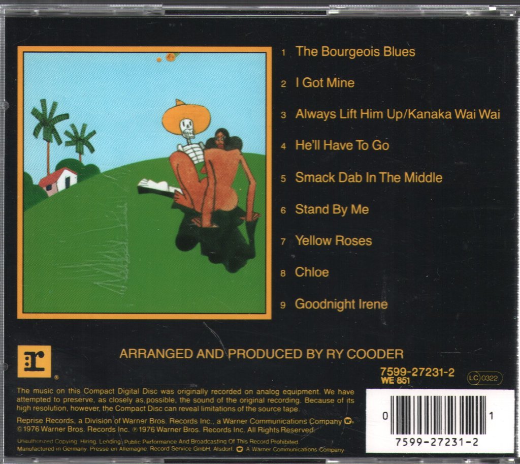 Ry Cooder - Chicken Skin Music - Cd