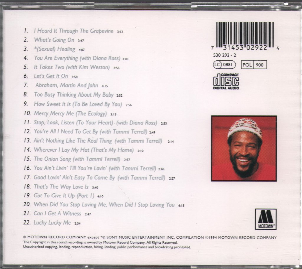 Marvin Gaye - Very Best Of Marvin Gaye - Cd