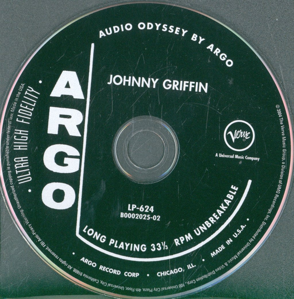 Johnny Griffin Quartet - Johnny Griffin Quartet - Cd