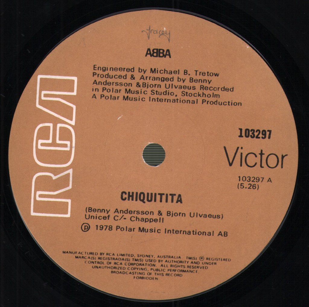 ABBA - Chiquitita - 7 Inch